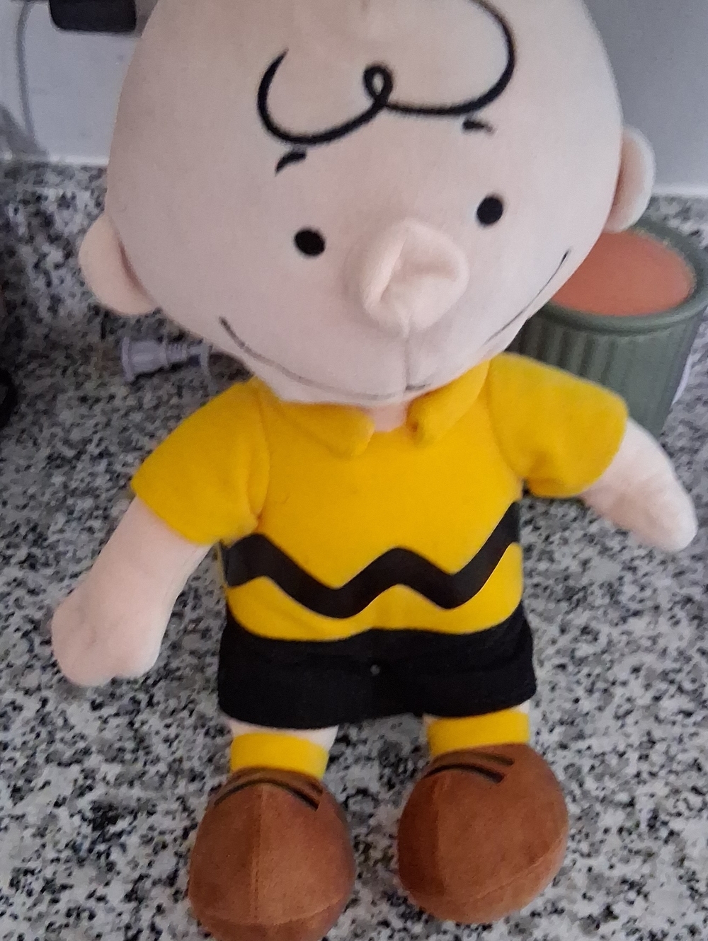 Peanuts Charlie Brown Yellow and Black Plush